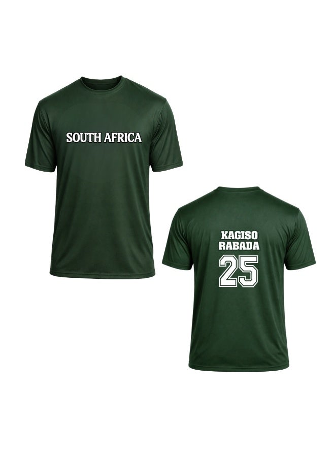 PRINTSHOP4ME South Africa jersey for Adults - South Africa Sports Dry-Fit T-Shirt for Men and Women - South Africa Sports Team Jersey For unisex Adults - Perfect for Sports Matches and Everyday Wear - Image 1